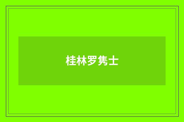 桂林罗隽士