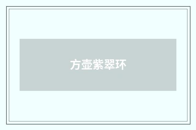 方壶紫翠环