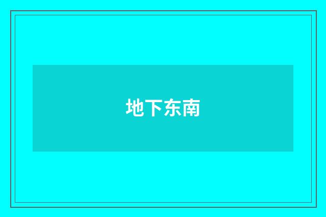 地下东南