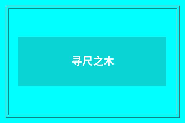 寻尺之木