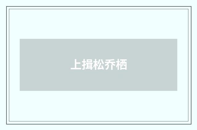 上揖松乔栖