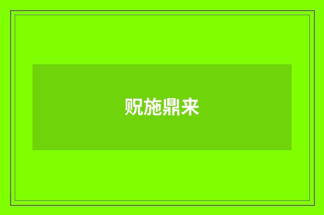 贶施鼎来