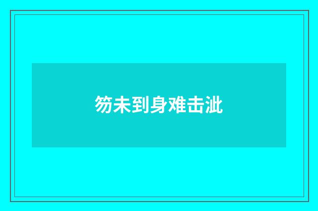 笏未到身难击泚