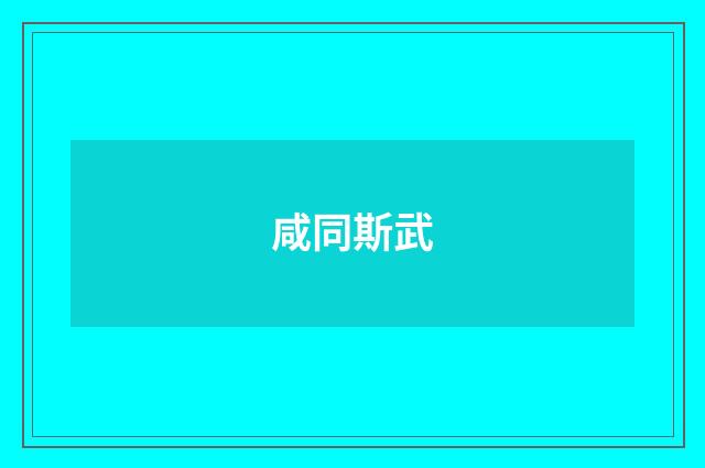 咸同斯武
