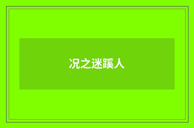 况之迷蹊人