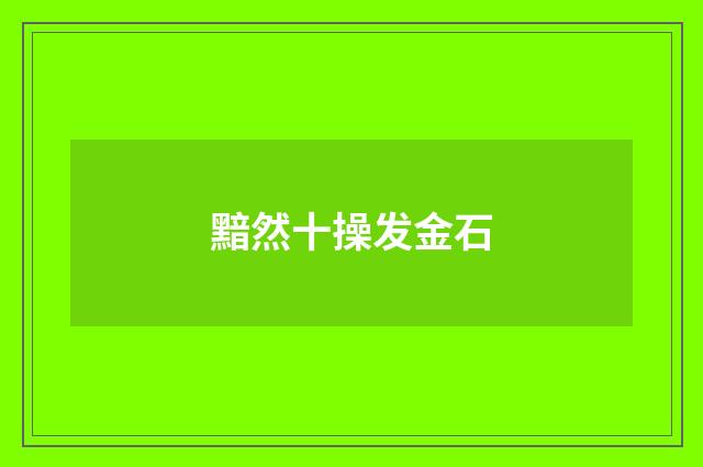 黯然十操发金石