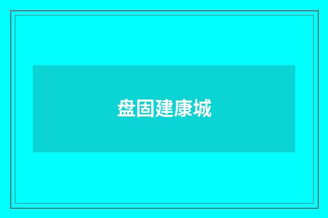 盘固建康城