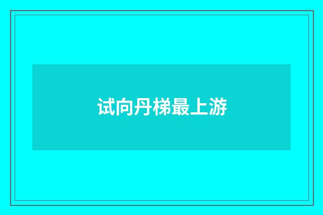 试向丹梯最上游