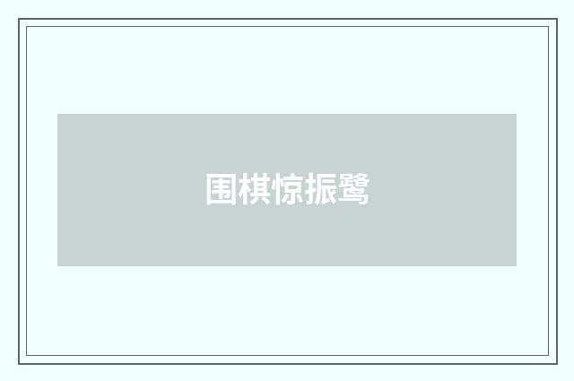 围棋惊振鹭