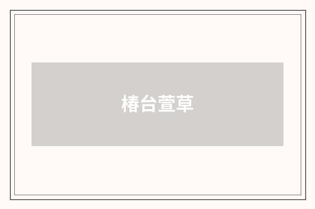椿台萱草