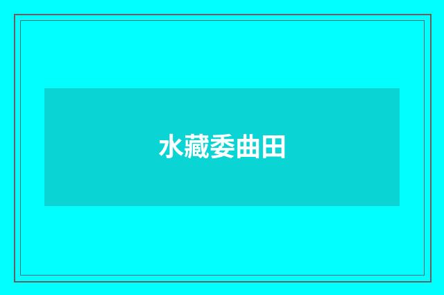 水藏委曲田