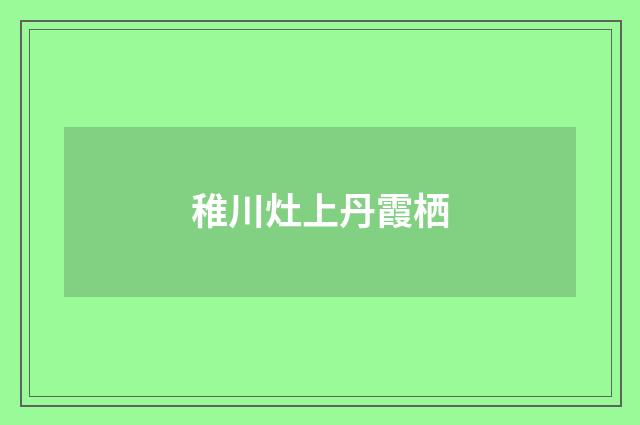 稚川灶上丹霞栖