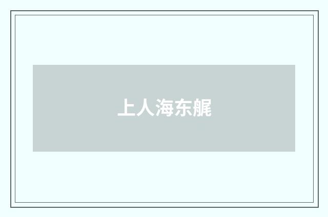上人海东艉