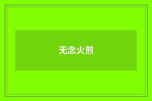 无念火煎