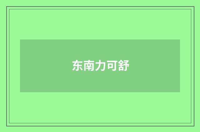 东南力可舒