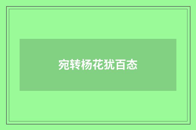 宛转杨花犹百态