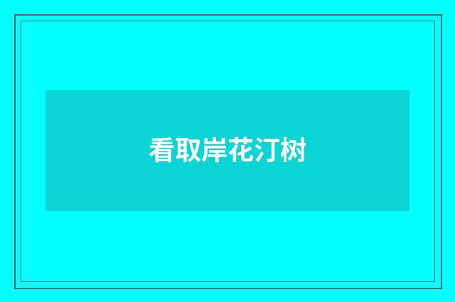 看取岸花汀树