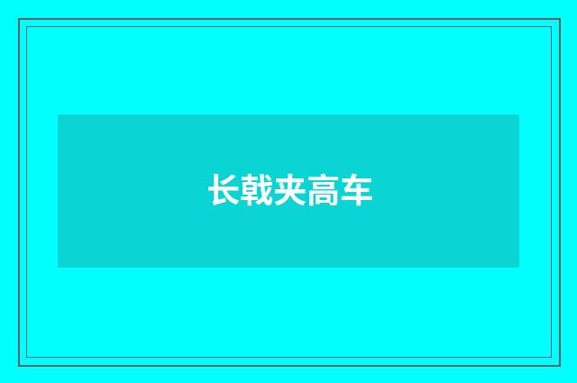长戟夹高车