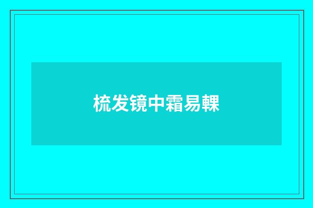 梳发镜中霜易輠