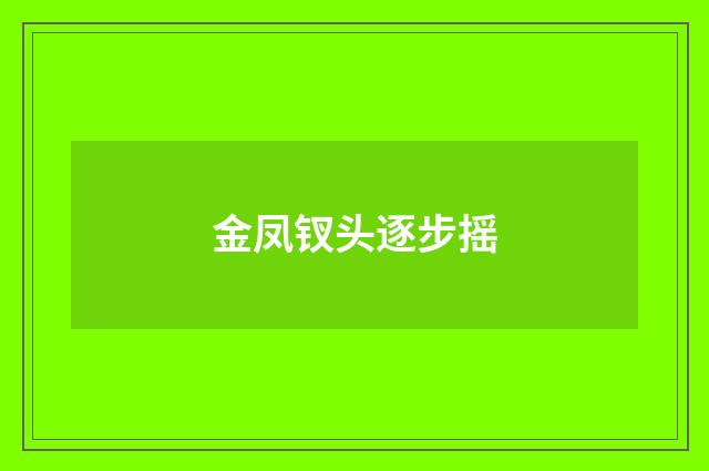 金凤钗头逐步摇