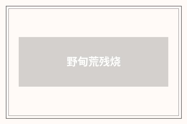 野甸荒残烧