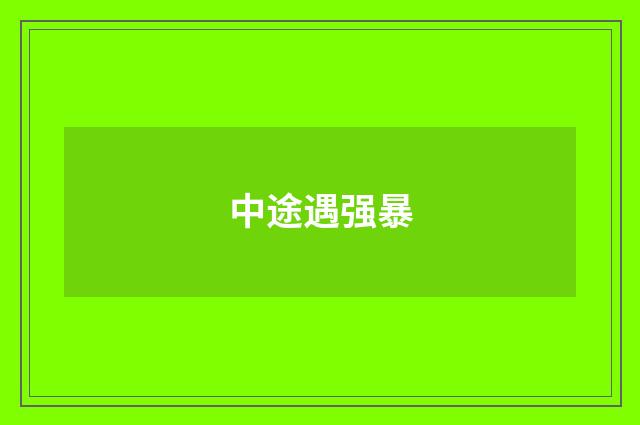 中途遇强暴