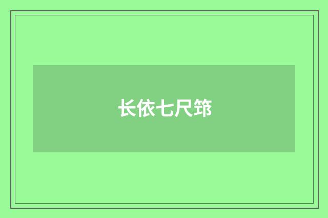 长依七尺筇