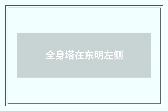 全身塔在东明左侧