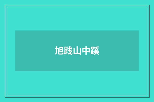旭践山中蹊