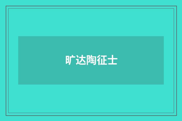 旷达陶征士