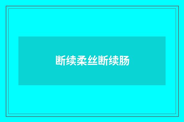 断续柔丝断续肠
