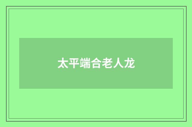太平端合老人龙
