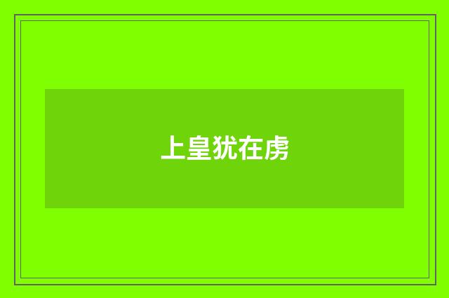 上皇犹在虏