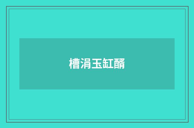 槽涓玉缸醑