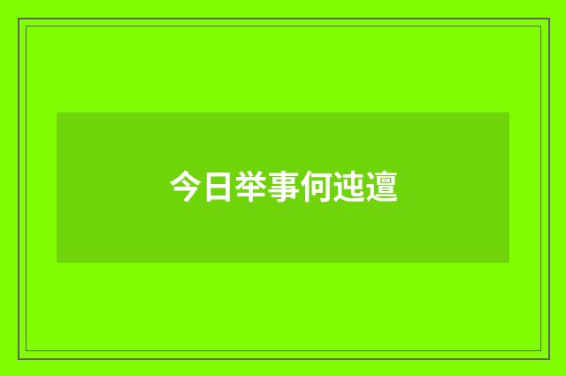 今日举事何迍邅