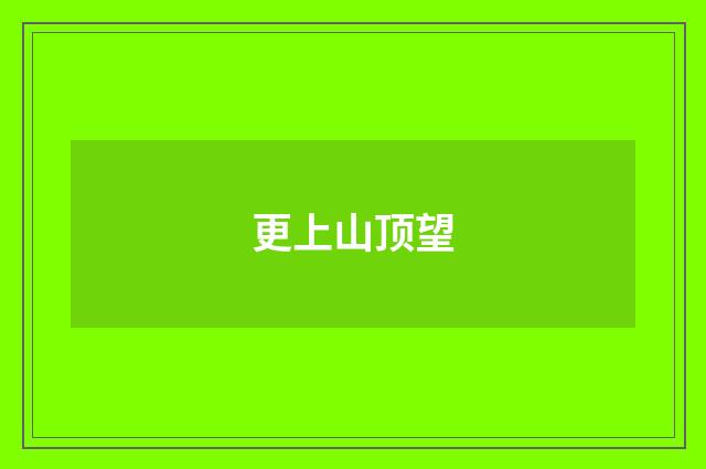 更上山顶望