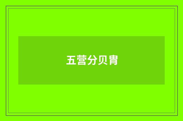五营分贝胄