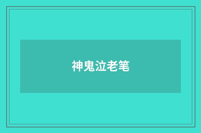 神鬼泣老笔