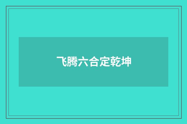 飞腾六合定乾坤
