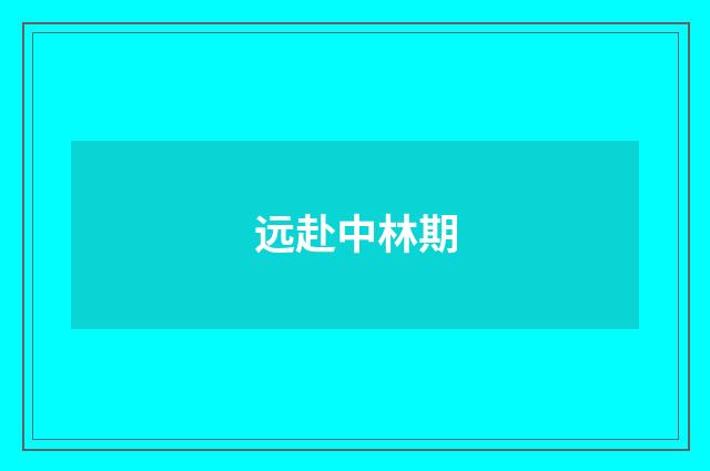 远赴中林期
