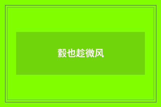 縠也趁微风