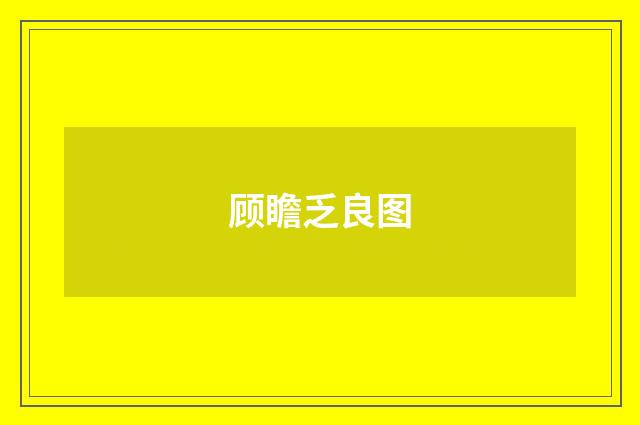 顾瞻乏良图