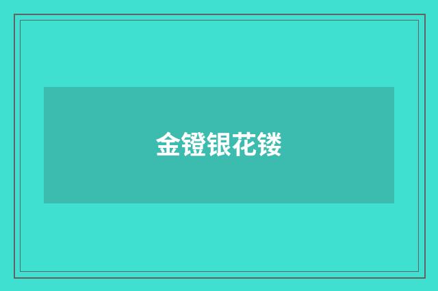 金镫银花镂