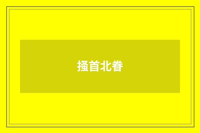 掻首北眷