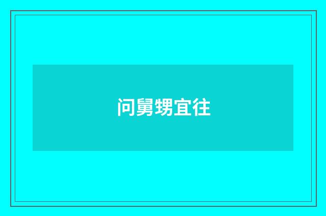 问舅甥宜往