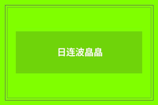 日连波皛皛