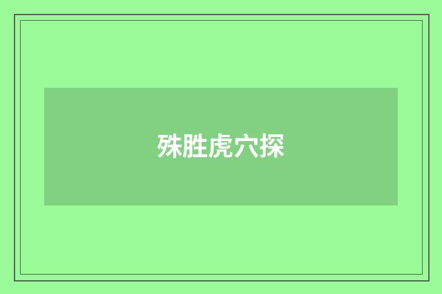 殊胜虎穴探