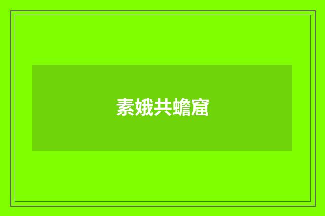 素娥共蟾窟