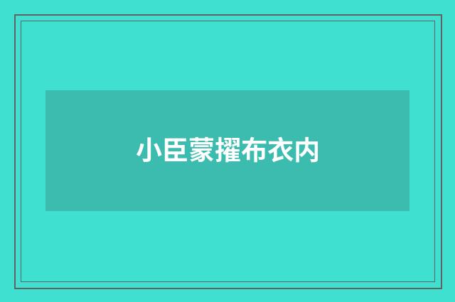 小臣蒙擢布衣内