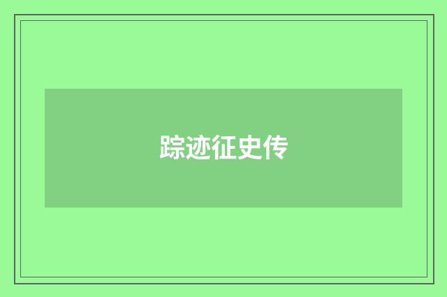 踪迹征史传